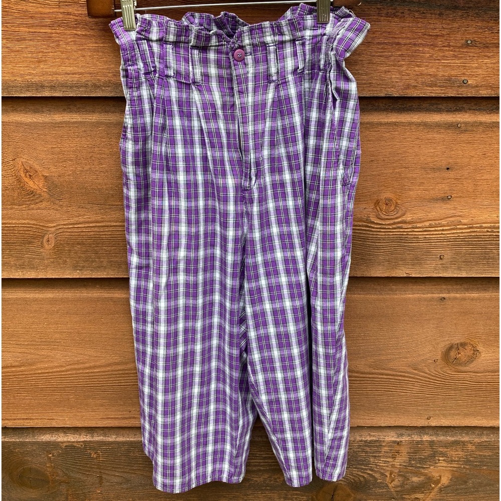 80s Plaid Shorts/Pedal Pushers